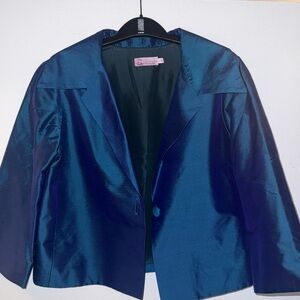 Calypso Silk Elegant Blue Women's Jacket